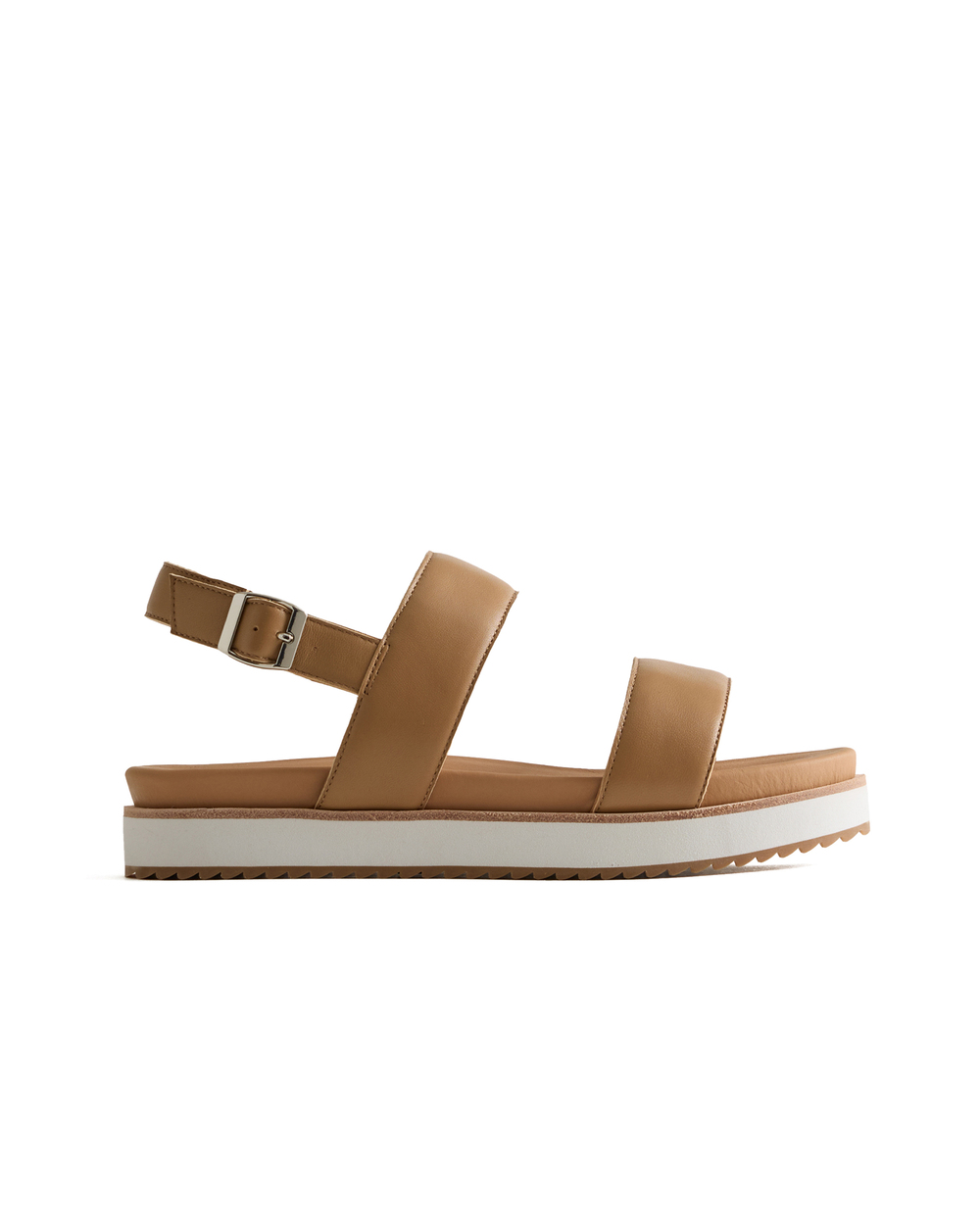 Italian Leather Platform Sandal